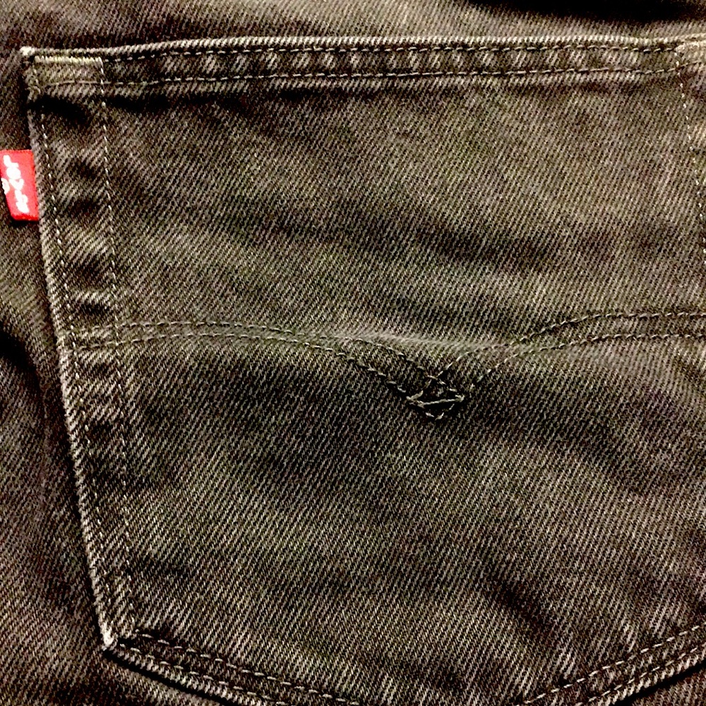 Levi’s 550 Men’s 36x32 Black Straight Leg Jeans (tag size 38/34) - Picture 4 of 5